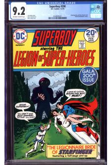 SUPERBOY #200 CGC 9.2 OW/WH PAGES front cover