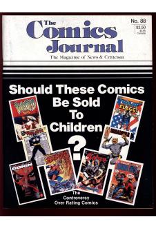 Cover of The Comics Journal #88
