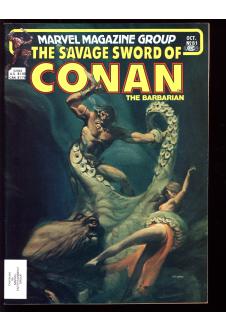 SAVAGE SWORD OF CONAN #81 8.0 front cover