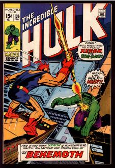 INCREDIBLE HULK #136 7.0 front cover
