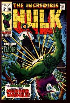 INCREDIBLE HULK #123 5.5 front cover
