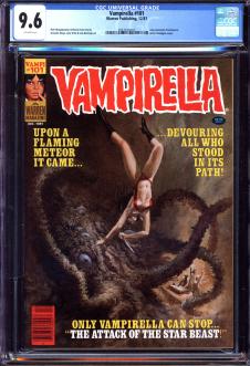 VAMPIRELLA #101 CGC 9.6 OW PAGES front cover