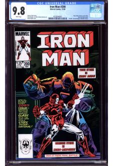 IRON MAN #200 CGC 9.8 WHITE PAGES front cover