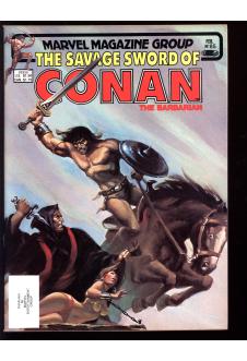 SAVAGE SWORD OF CONAN #85 8.0 front cover