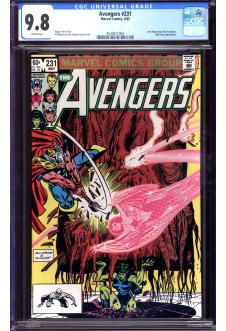 AVENGERS #231 CGC 9.8 WHITE PAGES front cover