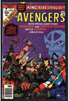 AVENGERS ANNUAL #7 8.0 front cover