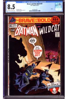 BRAVE AND THE BOLD #97 CGC 8.5 OW/WH PAGES front cover
