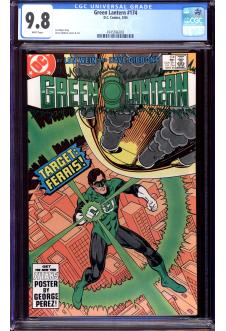GREEN LANTERN #174 CGC 9.8 WHITE PAGES front cover