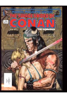SAVAGE SWORD OF CONAN #97 9.2 front cover