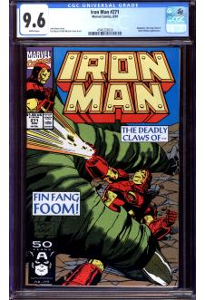 IRON MAN #271 CGC 9.6 WHITE PAGES front cover