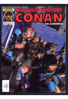 SAVAGE SWORD OF CONAN #105 6.5 front cover
