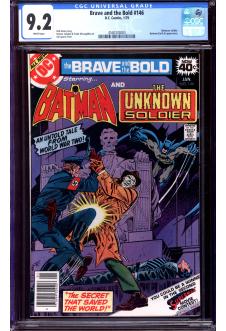 BRAVE AND THE BOLD #146 CGC 9.2 WHITE PAGES front cover