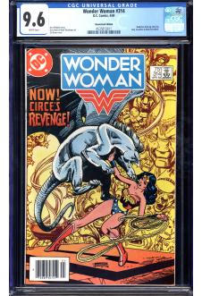 WONDER WOMAN #314 CGC 9.6 WHITE PAGES front cover