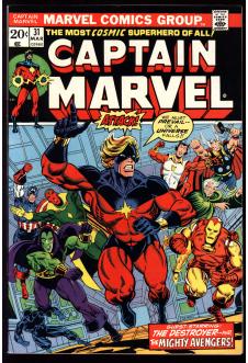 CAPTAIN MARVEL #31 8.5 front cover