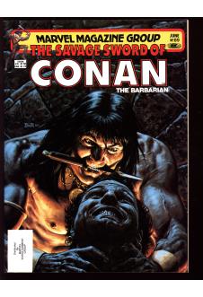 SAVAGE SWORD OF CONAN #89 9.4 front cover
