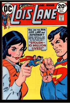 SUPERMAN'S GIRLFRIEND LOIS LANE #134 7.5 front cover