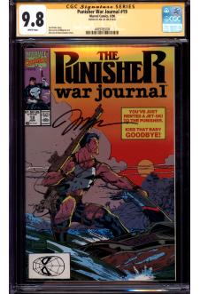 PUNISHER WAR JOURNAL #19 CGC 9.8 WHITE PAGES front cover