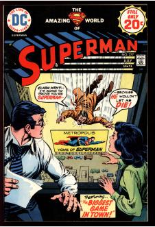 SUPERMAN #277 7.0 front cover