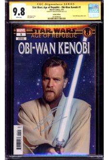 STAR WARS: AGE OF REPUBLIC - OBI-WAN KENOBI #1 CGC 9.8 WHITE PAGES front cover