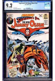 SUPERMAN'S PAL JIMMY OLSEN #144 CGC 9.2 OW/WH PAGES front cover