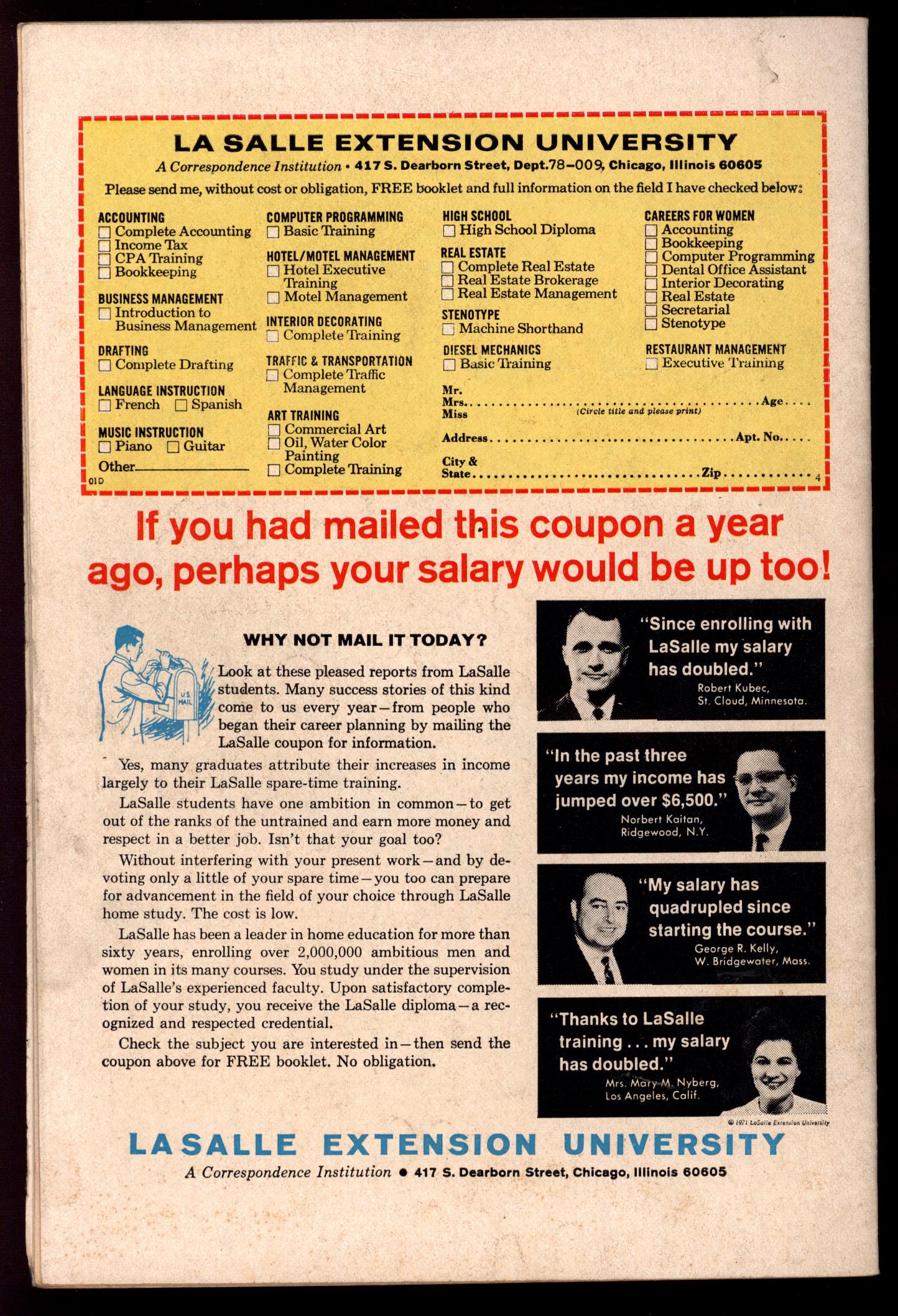 AMAZING SPIDER-MAN Back Cover