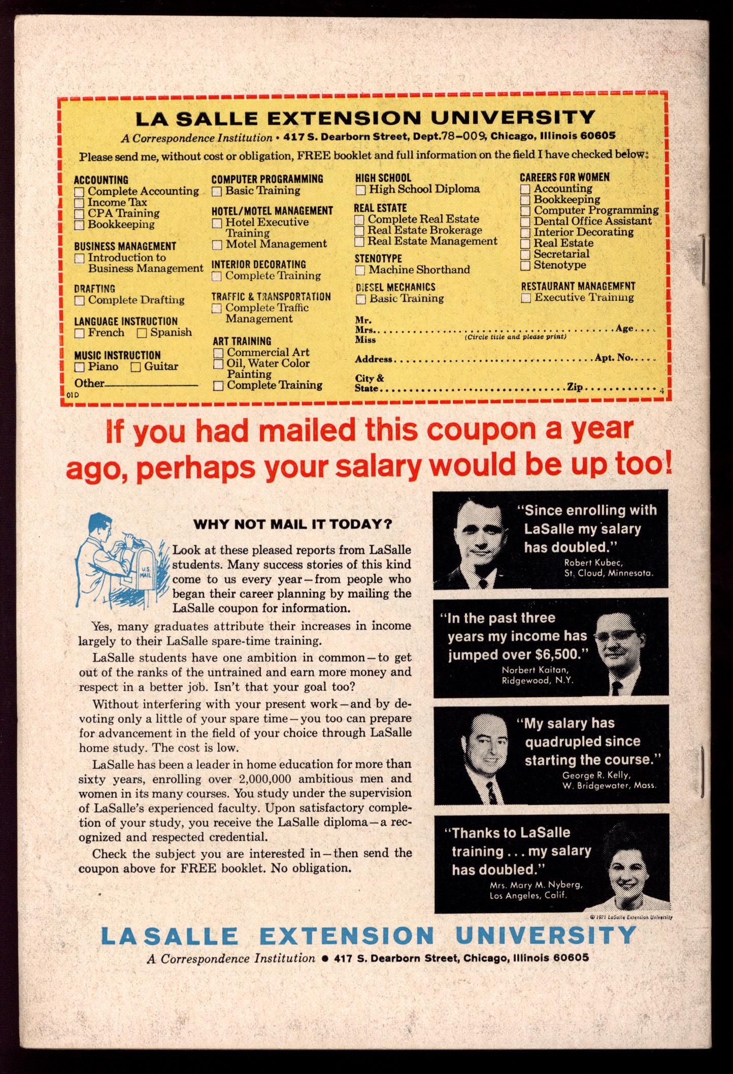 AMAZING SPIDER-MAN Back Cover