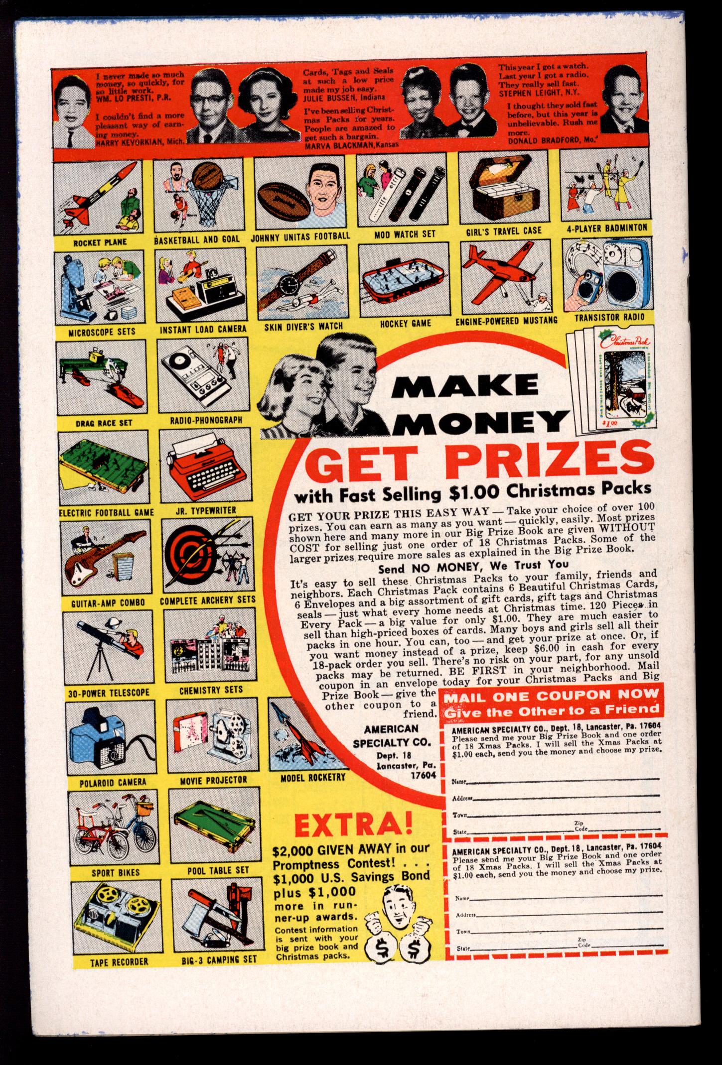 AMAZING SPIDER-MAN Back Cover