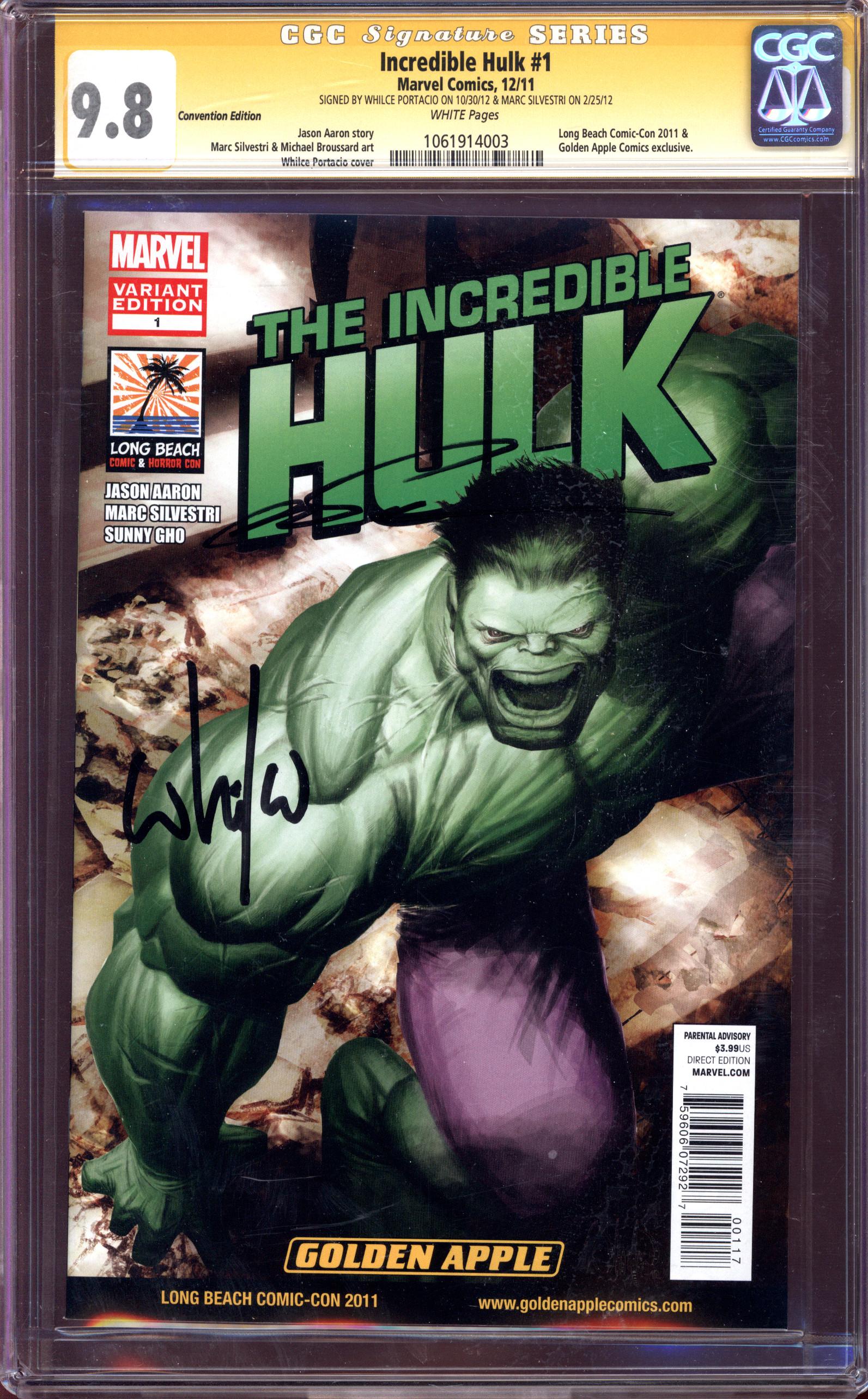 INCREDIBLE HULK Front Cover
