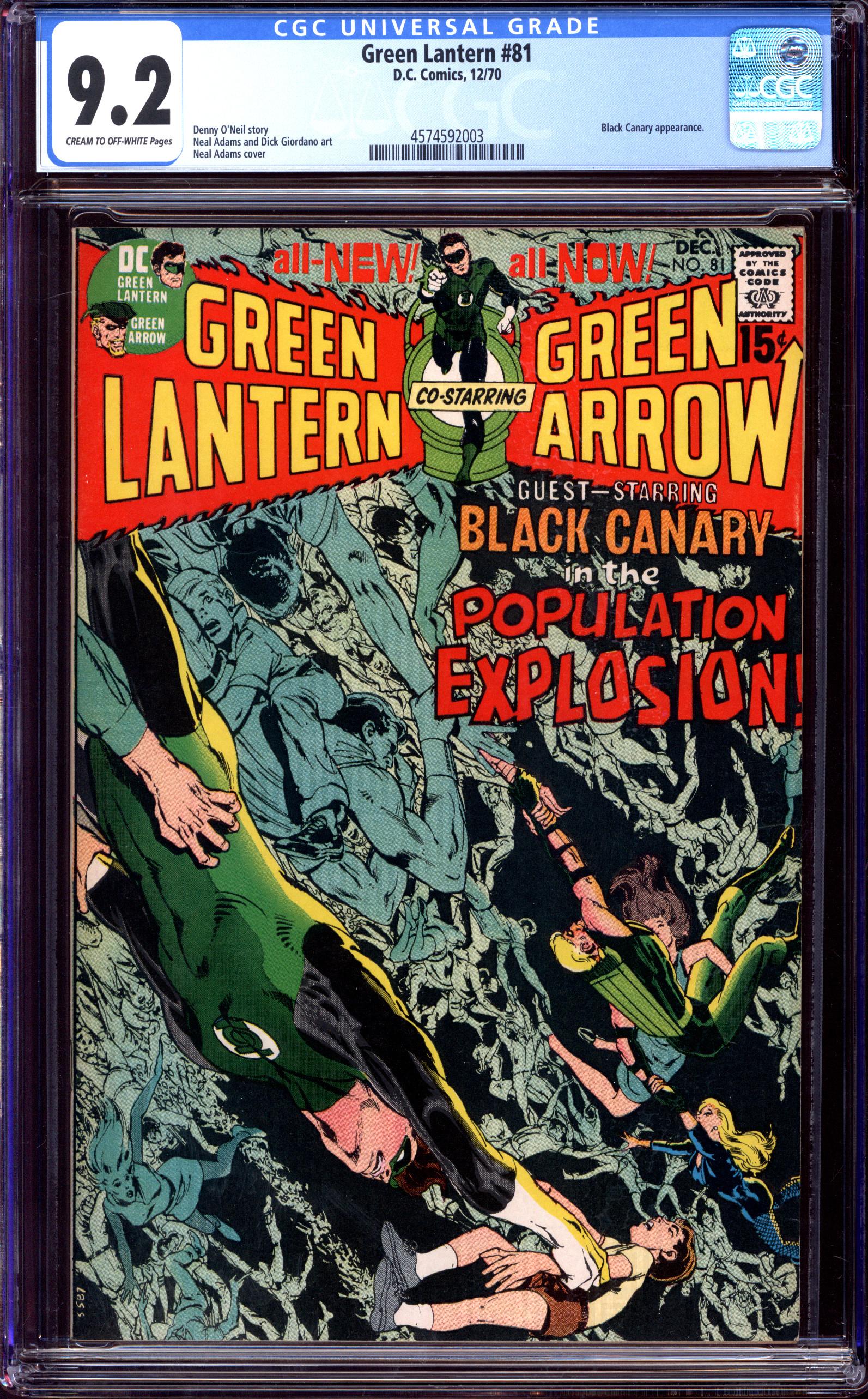 GREEN LANTERN Front Cover