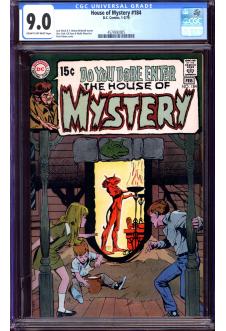HOUSE OF MYSTERY #184 CGC 9.0 CR/OW PAGES front cover