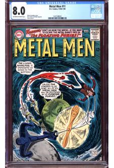 METAL MEN #11 CGC 8.0 OW/WH PAGES front cover