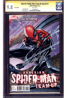 SUPERIOR SPIDER-MAN TEAM-UP SPECIAL #1 CGC 9.8 WHITE PAGES front cover
