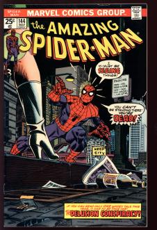 AMAZING SPIDER-MAN #144 8.0 front cover