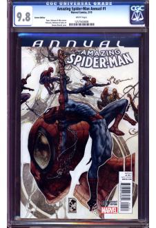 AMAZING SPIDER-MAN ANNUAL #1 CGC 9.8 WHITE PAGES front cover