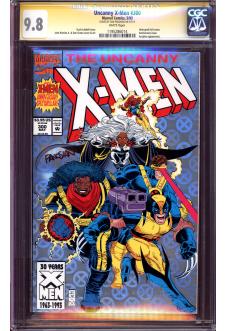 X-MEN #300 CGC 9.8 WHITE PAGES front cover