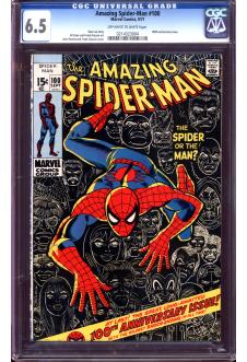 AMAZING SPIDER-MAN #100 CGC 6.5 OW/WH PAGES front cover