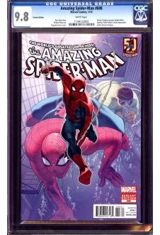 AMAZING SPIDER-MAN #698 CGC 9.8 WHITE PAGES front cover