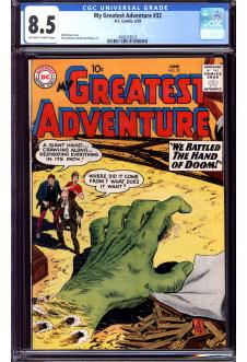 MY GREATEST ADVENTURE #32 CGC 8.5 OW/WH PAGES front cover