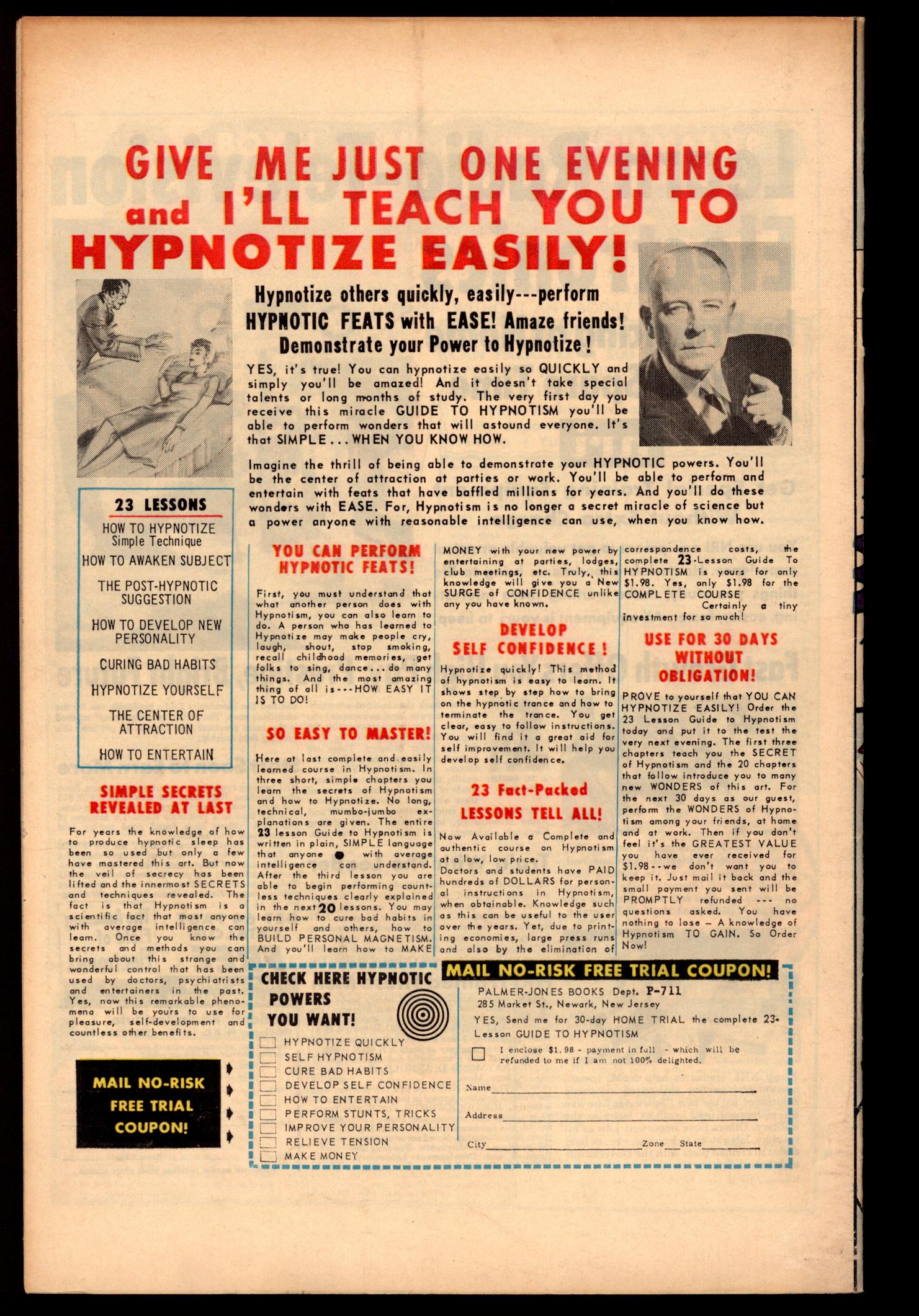 TALES OF SUSPENSE Back Cover