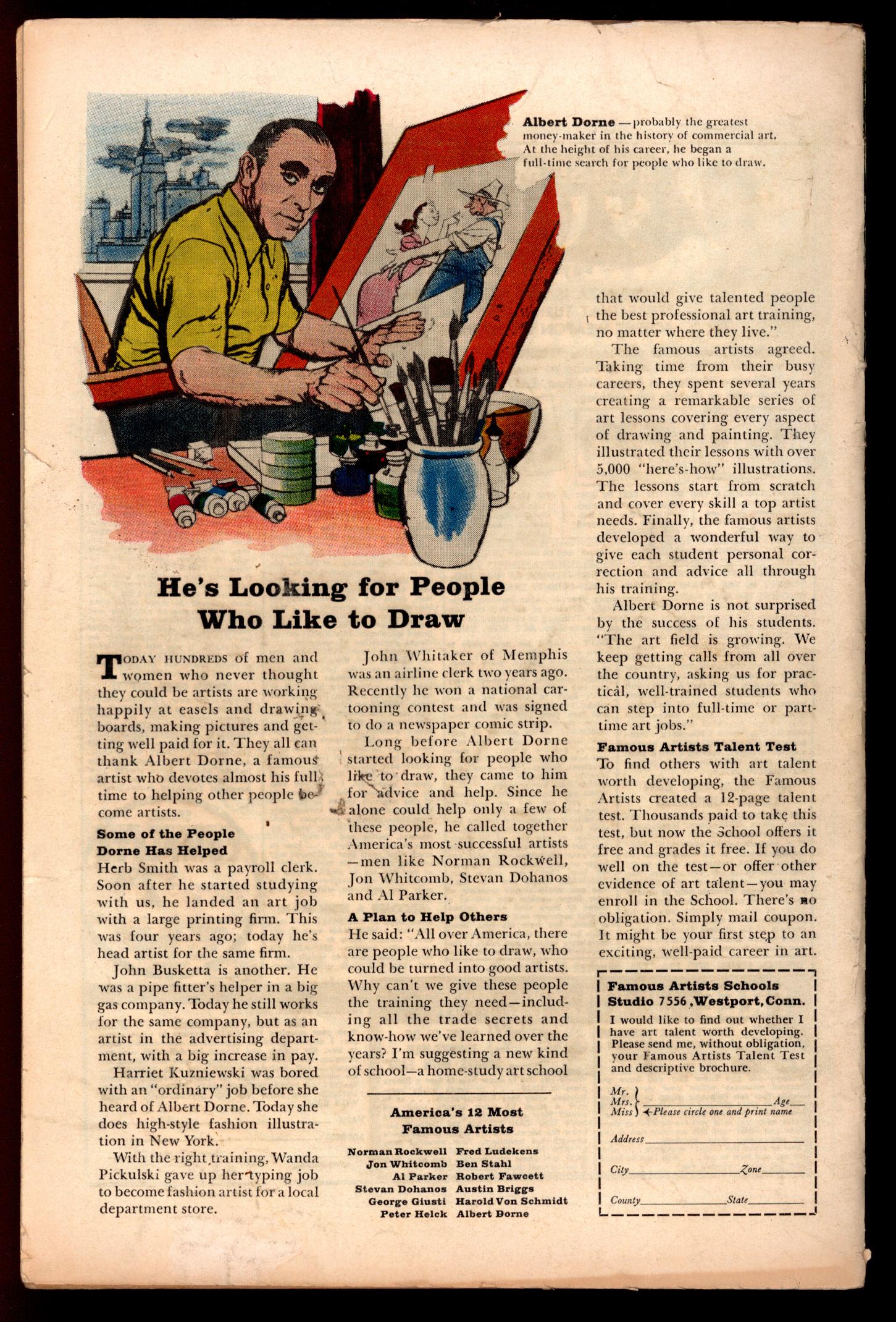 TALES OF SUSPENSE Back Cover