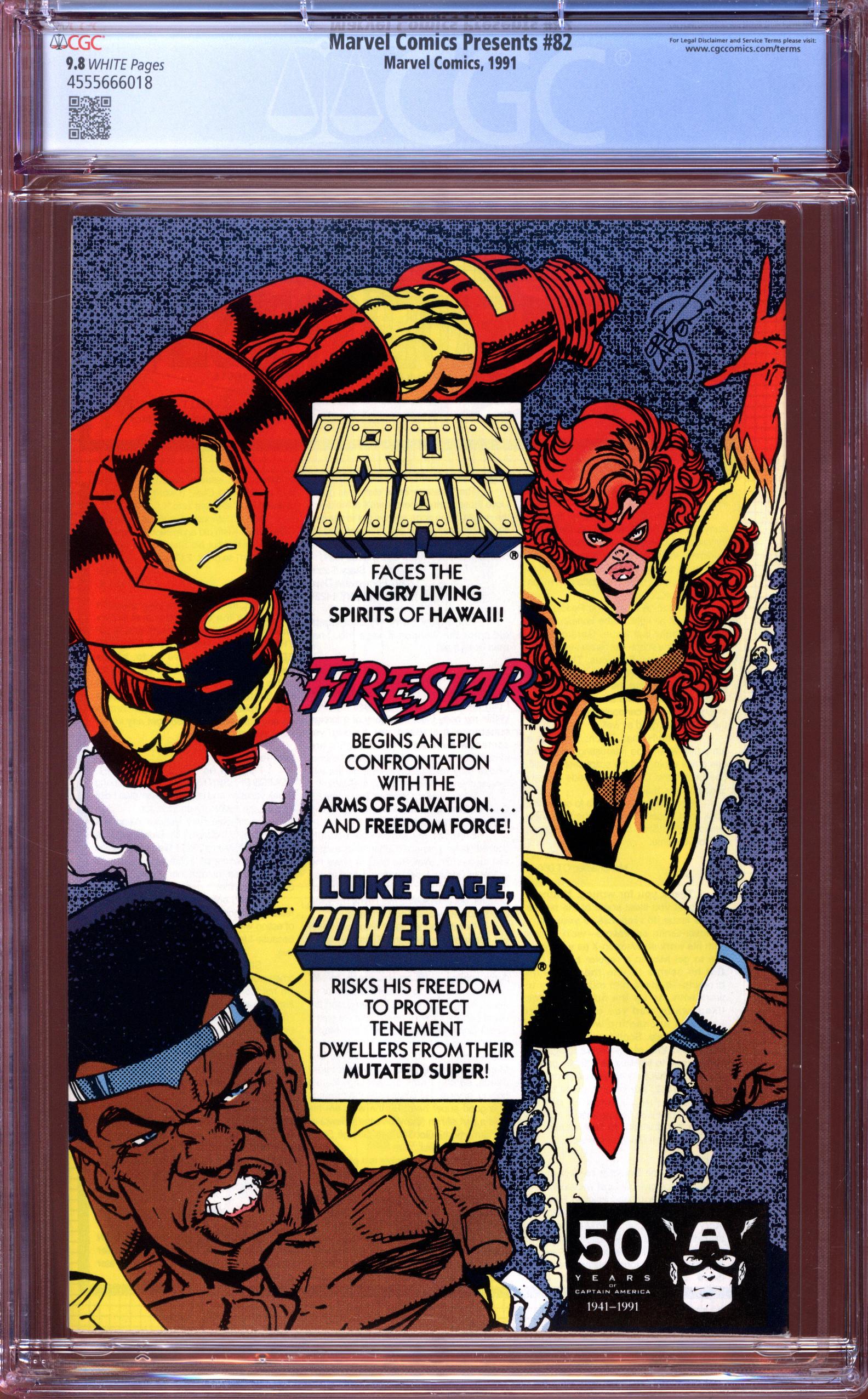 MARVEL COMICS PRESENTS Back Cover