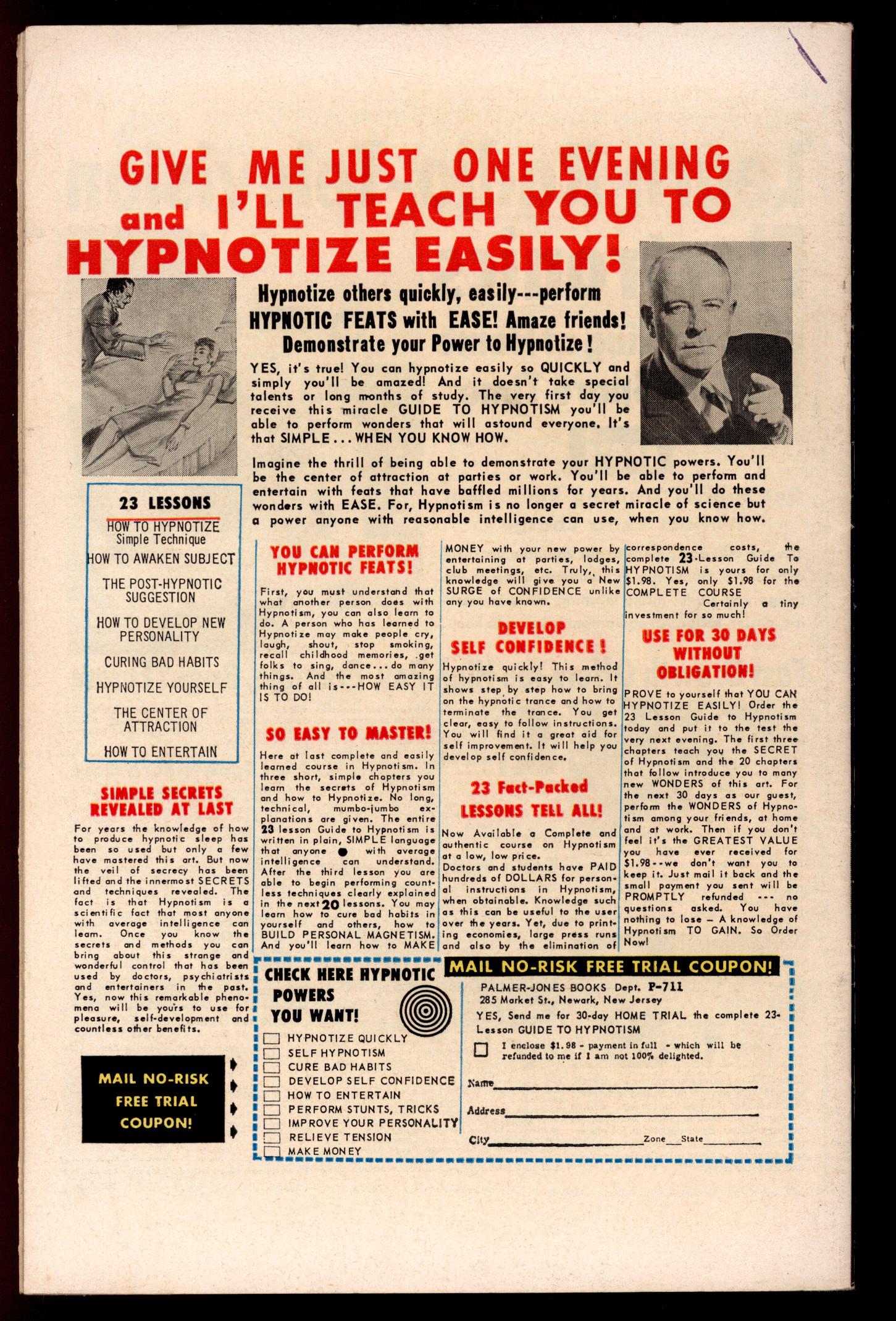 TALES OF SUSPENSE Back Cover