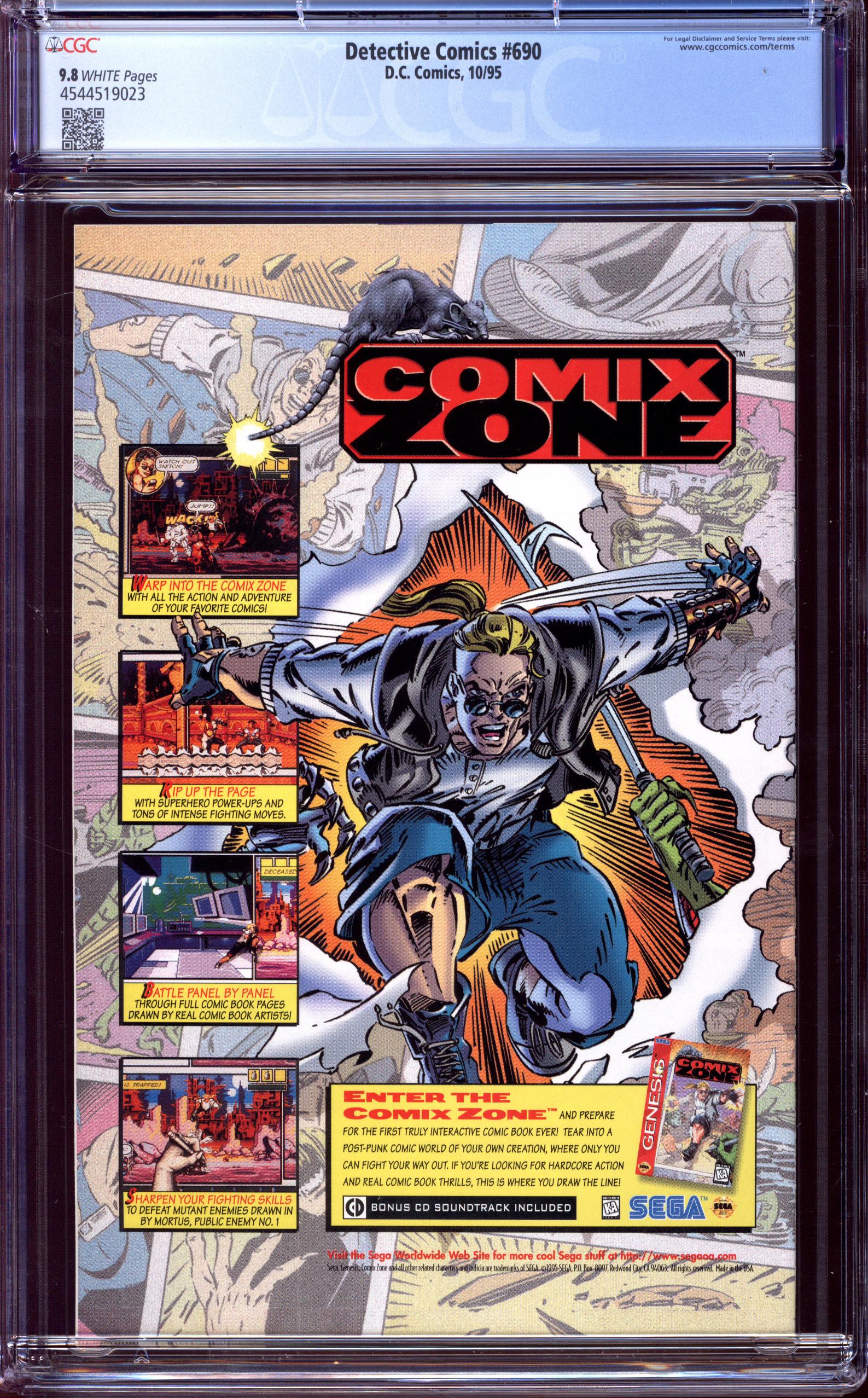 DETECTIVE COMICS Back Cover