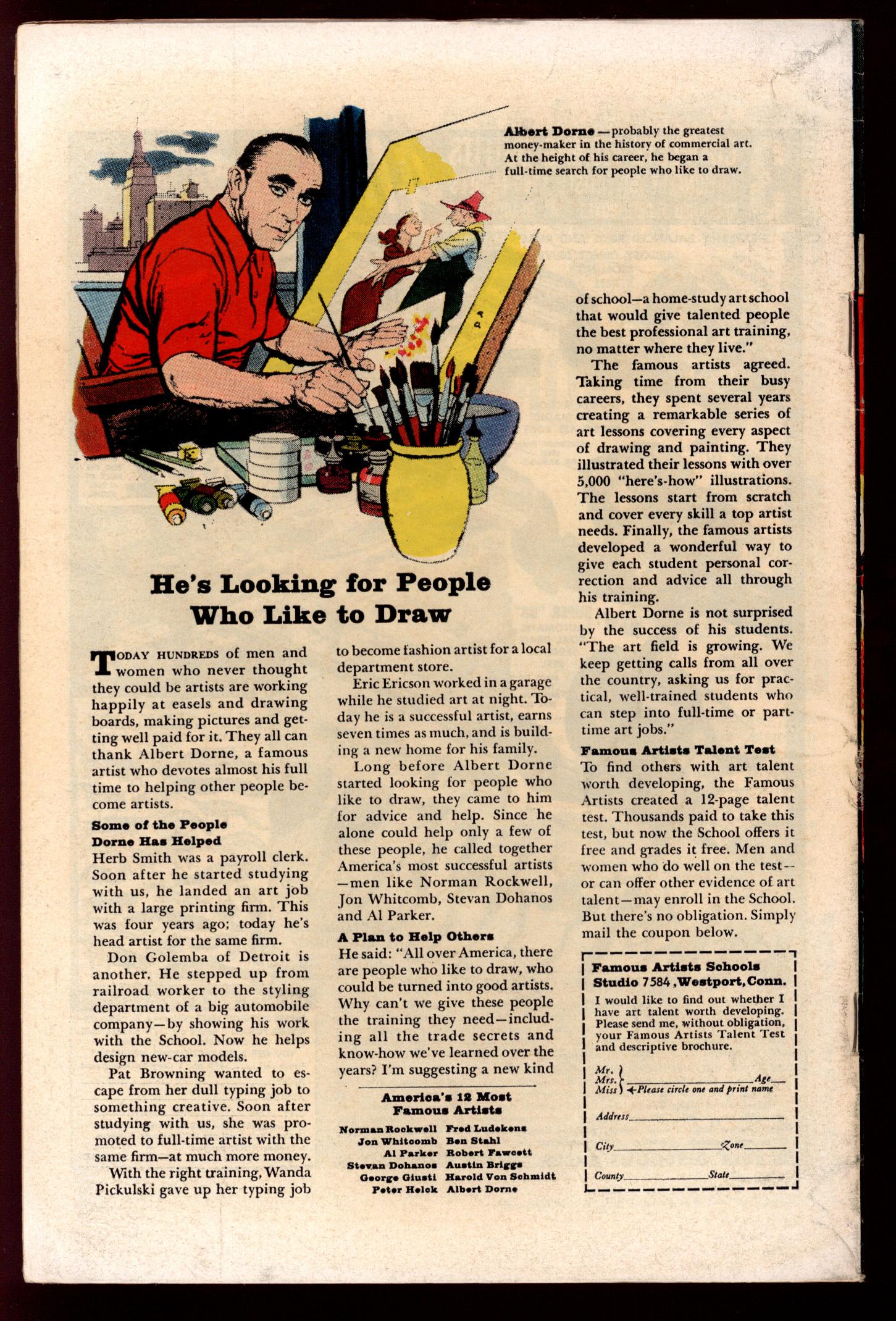 TALES OF SUSPENSE Back Cover