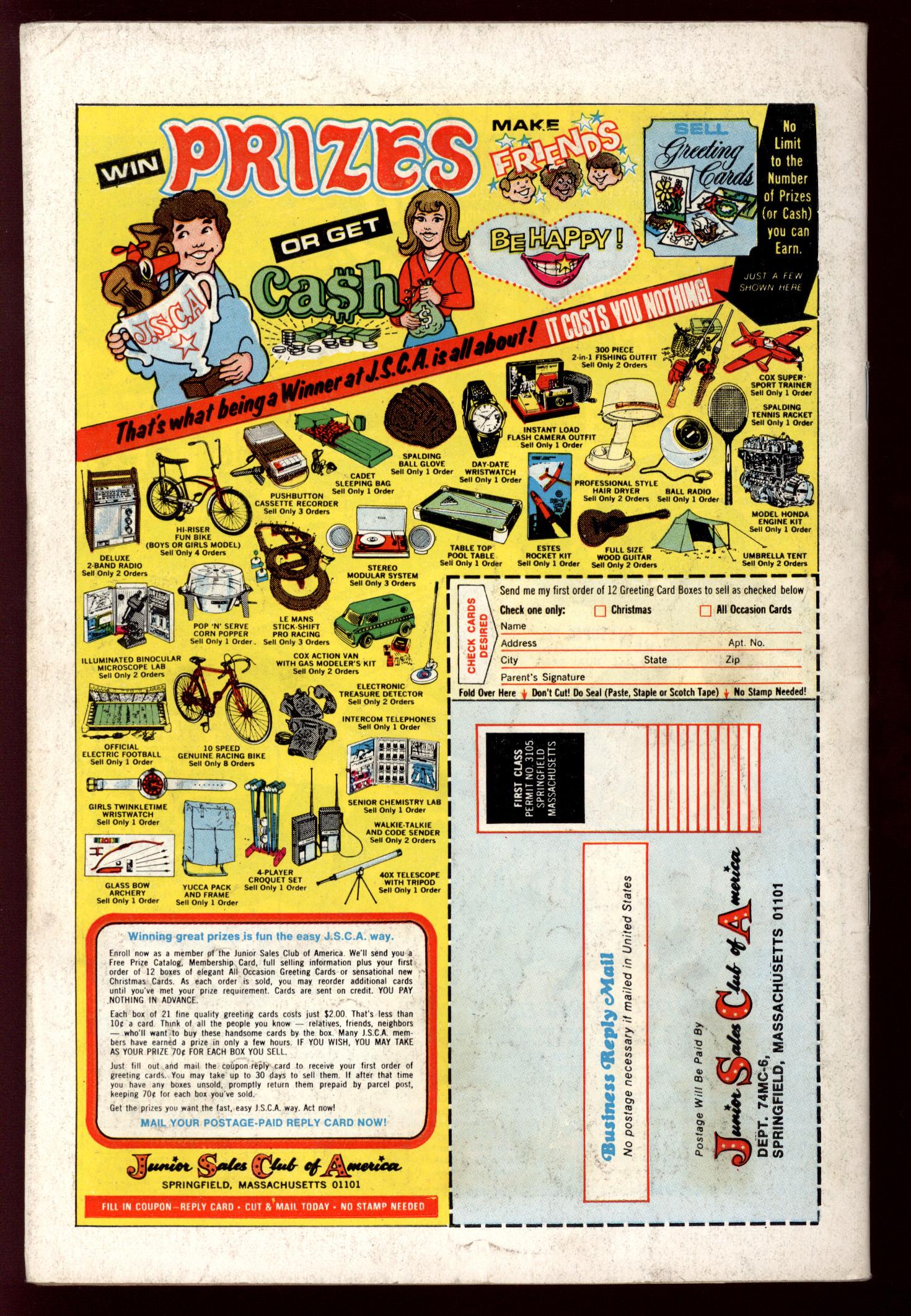 X-MEN Back Cover