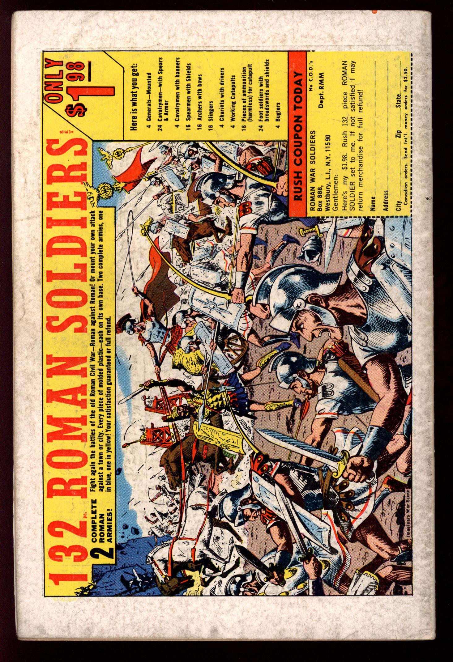 X-MEN Back Cover