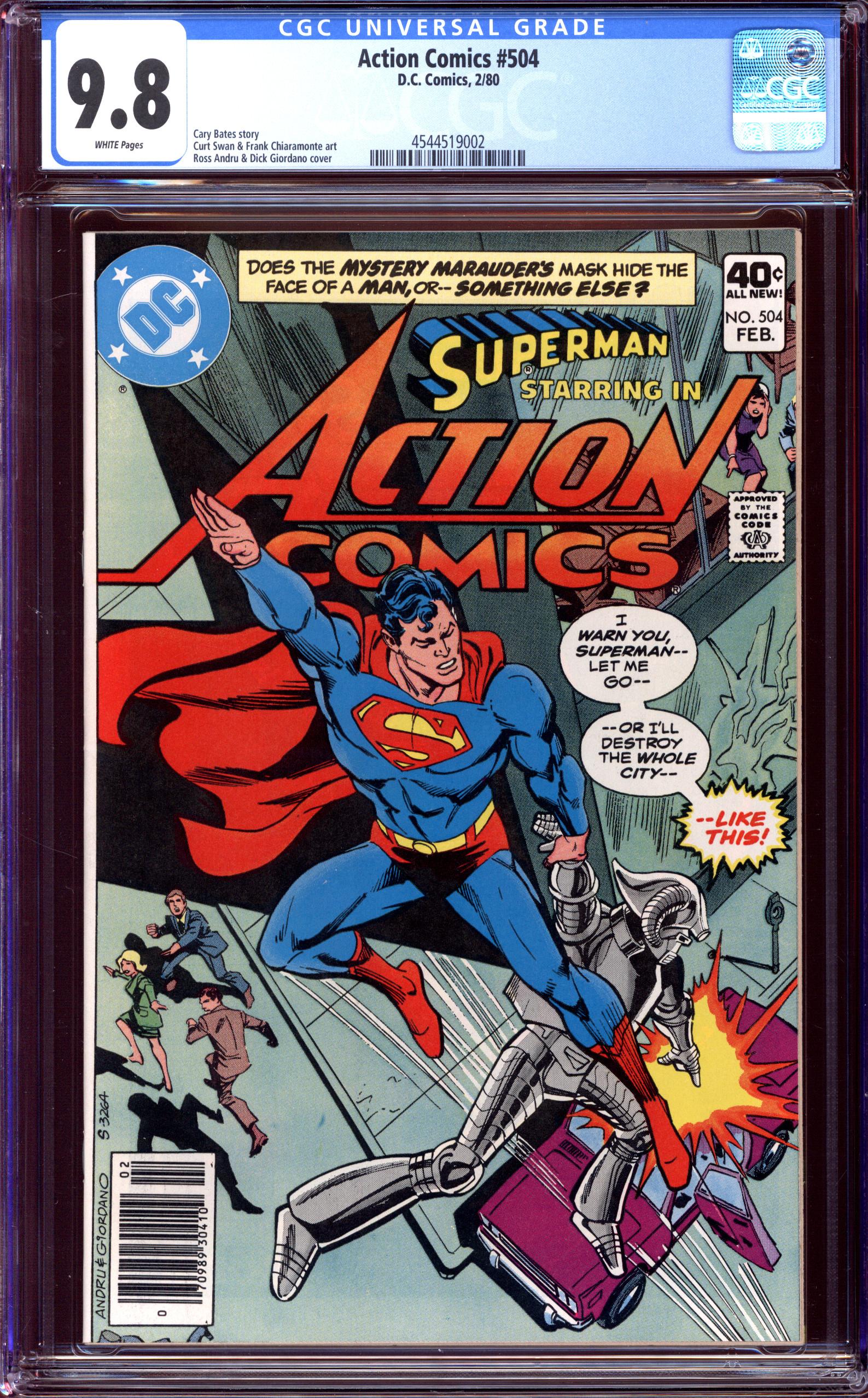 ACTION COMICS Front Cover