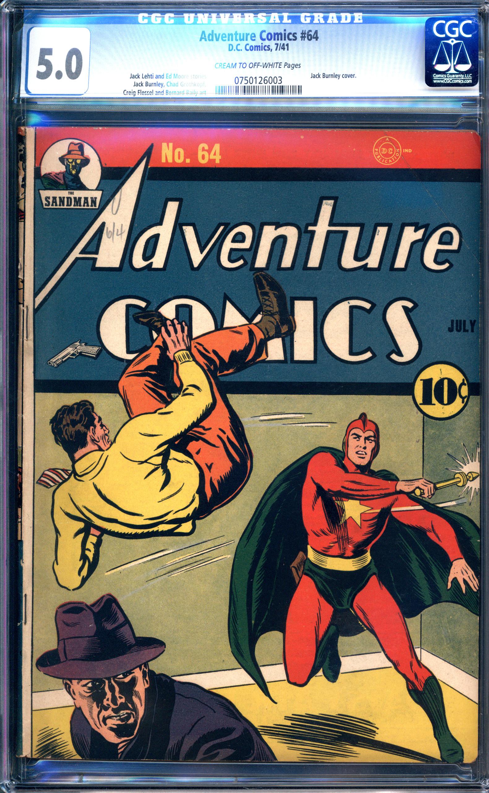 ADVENTURE COMICS Front Cover