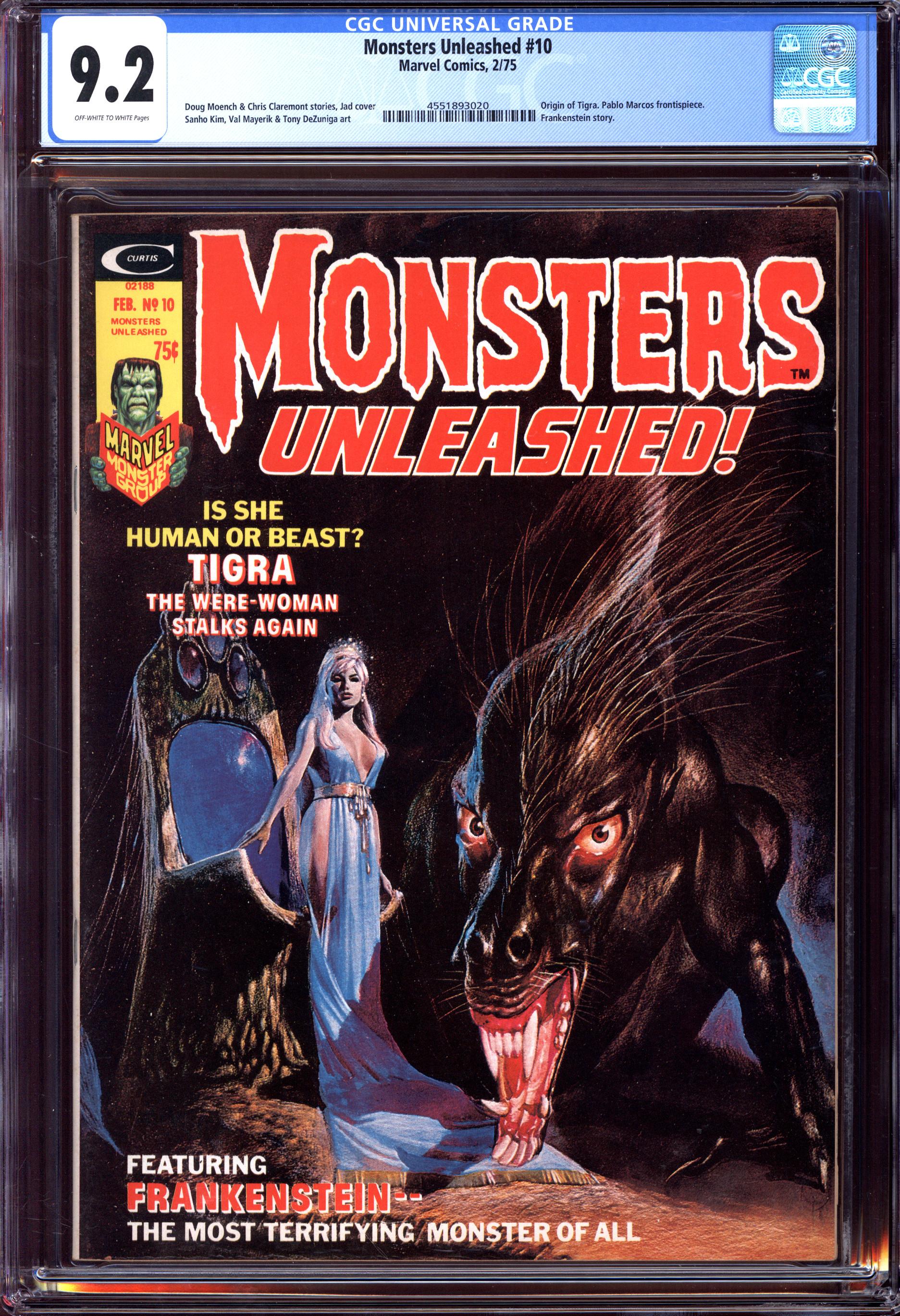 MONSTERS UNLEASHED Front Cover