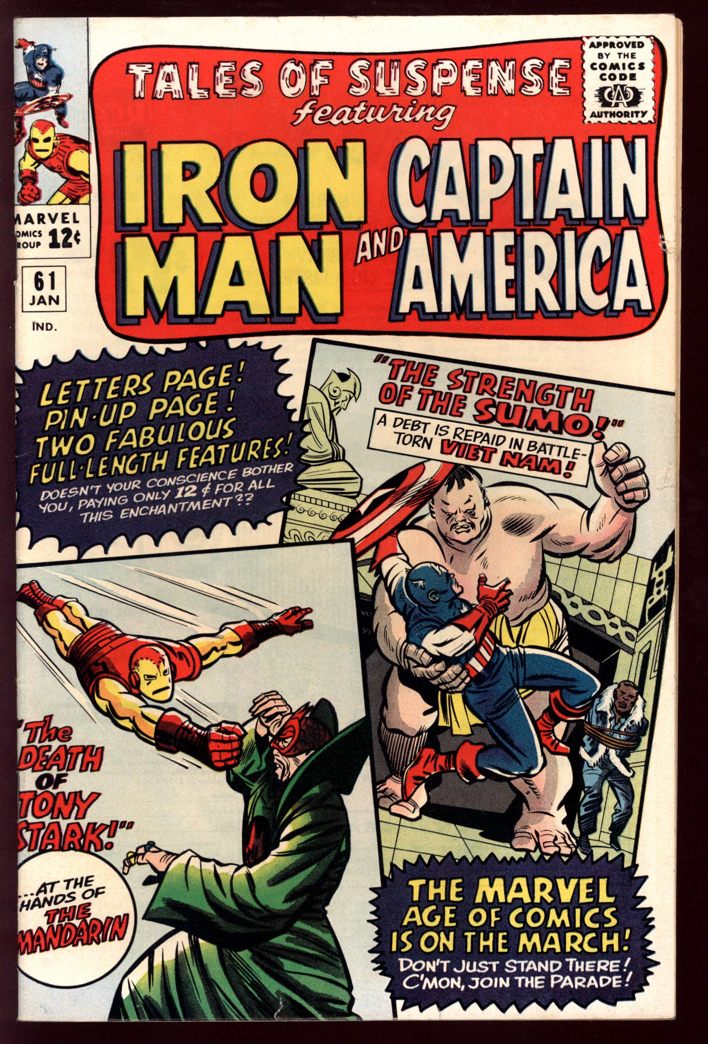 TALES OF SUSPENSE Front Cover